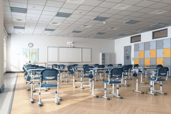 قاعة تدريس ملائمة