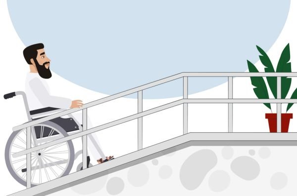 أهمية وجود درابزين بارتفاع مناسب للمساعدة في الحركة